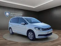 Gebraucht VW Touran Comfortline 150 PS (110 kW) 2021 Pure white (weiß) Van / Kleinbus
