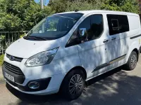Gebraucht Ford Transit Custom 131 PS (96 kW) 2018 Weiß Van