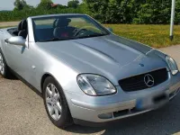Gebraucht Mercedes SLK200 136 PS (100 kW) 1998 Silber Cabrio