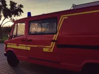 Gebraucht Mercedes T1 95 PS (69 kW) 1989 Rot Van