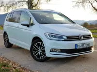 Gebraucht VW Touran Highline 190 PS (139 kW) 2016 Weiß Van / Kleinbus