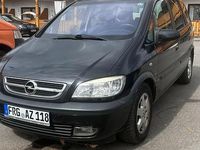 Gebraucht Opel Zafira 147 PS (108 kW) 2002 Schwarz Van / Kleinbus