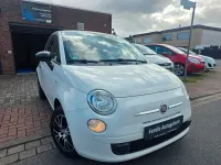 Gebraucht Fiat 500 Pop 69 PS (50 kW) 2009 Weiß Cabrio