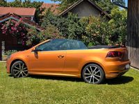 Gebraucht VW Golf Cabriolet LOUNGE 105 PS (77 kW) 2016 Orange Cabrio