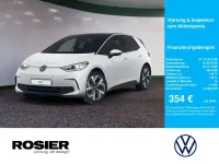 Gebraucht VW ID.3 Pro 150 kW (204 PS) 2023 Weiss / gletscherweiss (metallic) Kleinwagen