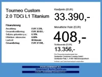 Gebraucht Ford Tourneo Titanium 150 PS (110 kW) 2022 Obsidianschwarz metallic Van / Kleinbus