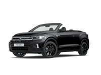 Gebraucht VW T-Roc Cabriolet R-line 150 PS (110 kW) 2023 Deep black perleffekt (schwarz) Cabrio
