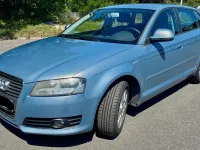 Gebraucht Audi A3 Attraction 102 PS (75 kW) 2009 Blau Kleinwagen