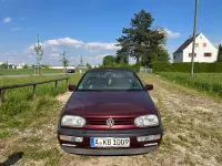 Gebraucht VW Golf Cabriolet 90 PS (66 kW) 1995 Rot Cabrio