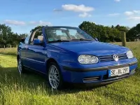 Gebraucht VW Golf Cabriolet 75 PS (55 kW) 2000 Blau Cabrio