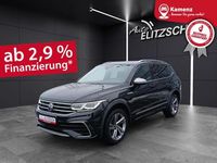 Gebraucht VW Tiguan Allspace R-line 200 PS (147 kW) 2022 Deep black perleffekt SUV