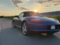 Gebraucht Porsche Boxster 239 PS (175 kW) 2006 Blau Cabrio