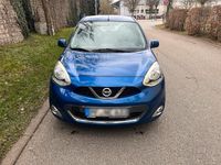 Gebraucht Nissan Micra 80 PS (58 kW) 2016 Blau Kleinwagen