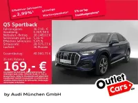 Gebraucht Audi Q5 Sportback Advanced 265 PS (194 kW) 2023 Navarrablau metallic SUV