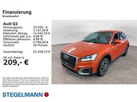 Gebraucht Audi Q2 Design 150 PS (110 kW) 2019 Korallenorange metallic SUV