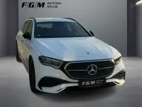 Gebraucht Mercedes E300 AMG line 313 PS (230 kW) 2024 Unilack polarweiß Kombi