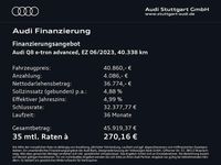 Gebraucht Audi Q8 e-tron Advanced Plus 250 kW (340 PS) 2023 Magnetgrau SUV
