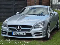 Gebraucht Mercedes SLK200 Style 184 PS (135 kW) 2012 Silber Cabrio