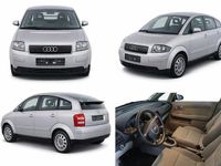 Second-hand Audi A2 75 CP (55 kW) 2002 Argintiu Hatchback