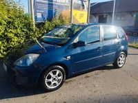 Gebraucht Ford Fiesta 69 PS (50 kW) 2008 Blau Kleinwagen