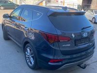 gebraucht Hyundai Santa Fe blue Premium 4WD Automatik,Leder,Navi