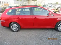 Gebraucht VW Golf VI Comfortline 105 PS (77 kW) 2009 Rot Kleinwagen