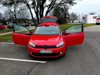 Gebraucht VW Golf VI 80 PS (58 kW) 2009 Rot Limousine