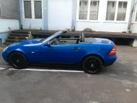 Gebraucht Mercedes SLK200 136 PS (100 kW) 1998 Blau Cabrio