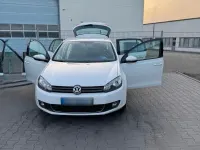 Gebraucht VW Golf VI Highline 122 PS (89 kW) 2011 Weiß Kleinwagen