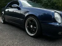 Gebraucht Mercedes CLK200 Avantgarde 136 PS (100 kW) 2000 Blau Cabrio