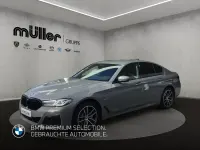 Gebraucht BMW 530e Sport Line 292 PS (214 kW) 2022 Berninagrau bernsteineffekt (metallic) Limousine