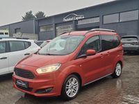 Gebraucht Ford Tourneo Courier Titanium 101 PS (74 kW) 2014 Rot Van / Kleinbus