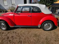 Gebraucht VW Käfer Karmann 34 PS (25 kW) 1977 Rot Cabrio