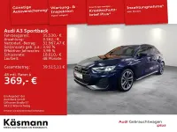 Brugt Audi A3 S-Line 116 HK (85 kW) 2025 Blå Sedan