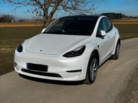 Gebraucht Tesla Model Y Long Range AWD 378 kW (514 PS) 2022 Weiß SUV