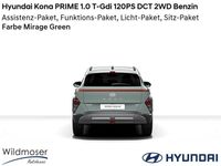 gebraucht Hyundai Kona ❤️ PRIME 1.0 T-Gdi 120PS DCT 2WD Benzin ⌛ Sofort verfügbar! ✔️ mit 4 Zusatz-Paketen