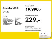 gebraucht Opel Grandland X 2.0 D 120 Jahre FLA LM Navi KlimaA