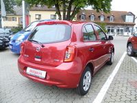 Gebraucht Nissan Micra Comfort 80 PS (58 kW) 2015 Rot metallic Kleinwagen