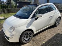 gebraucht Fiat 500 Cabrio "Lounge" 1.Hand, Scheckheft, TÜV neu, Top-Zustand