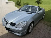 Gebraucht Mercedes SLK55 AMG AMG 360 PS (264 kW) 2005 Silber Cabrio