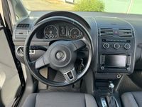 gebraucht VW Touran Schwarz Automatik 7 Sitzer