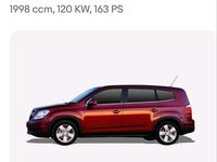 Gebraucht Chevrolet Orlando 163 PS (119 kW) 2012 Rot Van / Kleinbus