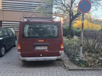 Gebraucht Ford Transit 100 PS (73 kW) 2002 Rot Van / Kleinbus