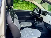 Gebraucht Fiat 500 Lounge 69 PS (50 kW) 2017 Weiß Kleinwagen