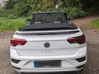 Gebraucht VW T-Roc Cabriolet R-line 150 PS (110 kW) 2021 Weiß Cabrio