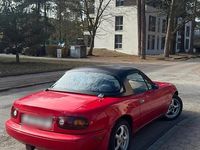 Gebraucht Mazda MX5 116 PS (85 kW) 1991 Rot Cabrio