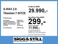 Gebraucht Ford S-MAX Titanium 190 PS (139 kW) 2022 Obsidianschwarz metallic Van / Kleinbus