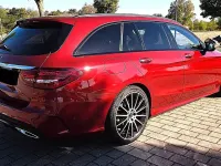 Gebraucht Mercedes C220 AMG line 194 PS (142 kW) 2018 Rot Limousine