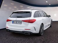 Gebraucht Mercedes C220 AMG line 200 PS (147 kW) 2024 Weiss / polarweiß Kombi