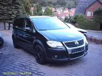 Gebraucht VW Touran Cross 140 PS (102 kW) 2007 Schwarz Van / Kleinbus